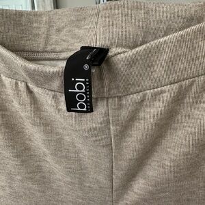 bobi Los Angeles Wide Leg Pants - Oatmeal